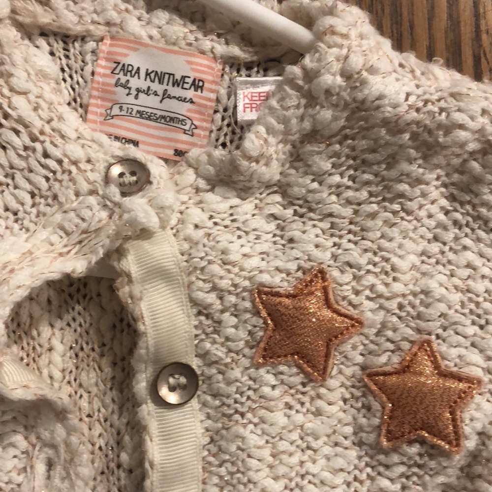 Baby girls Zara sweater 9-12 month